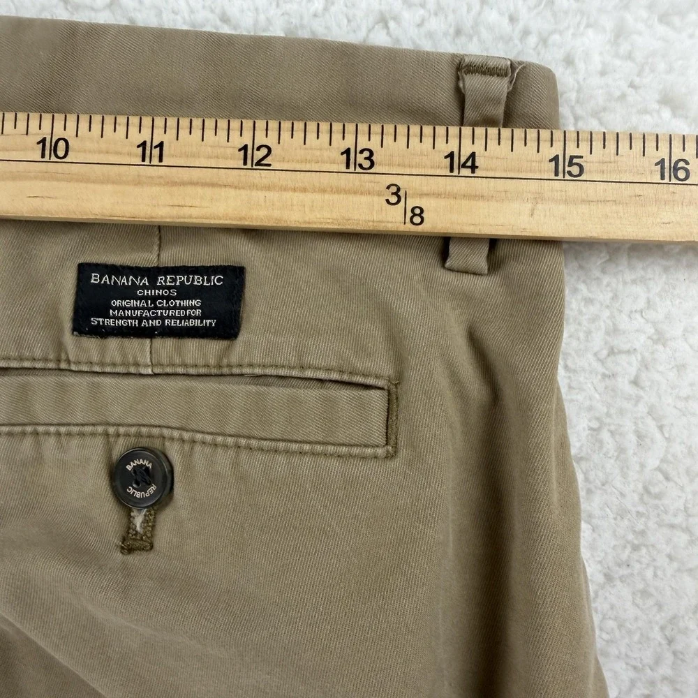 Banana Republic Mason Chino Pants Mens 30x32‎ Beige Slim Fit Chino Tapered 30x30